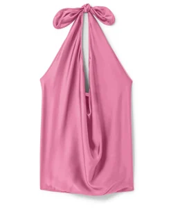 Ramy Brook Harriet Silk Halter Tank Top Fashion