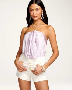 Ramy Brook Harriet Silk Halter Tank Top Fashion