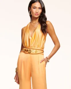 Ramy Brook Harriet Silk Halter Tank Top Fashion