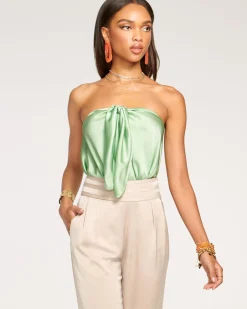 Ramy Brook Harriet Silk Halter Tank Top Fashion