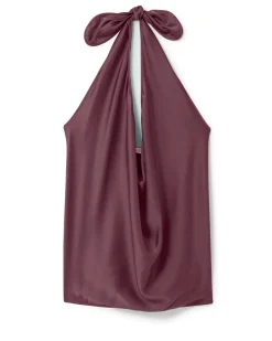 Ramy Brook Harriet Silk Halter Tank Top Fashion