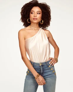 Ramy Brook Harriet Silk Halter Tank Top Fashion