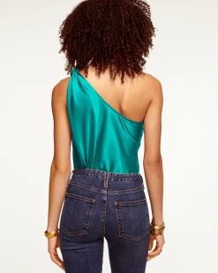 Ramy Brook Harriet Silk Halter Tank Top Fashion