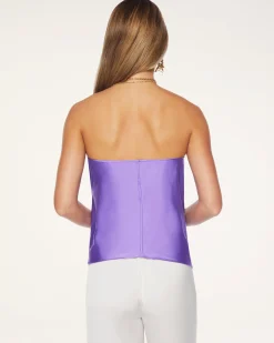 Ramy Brook Harriet Silk Halter Tank Top Fashion