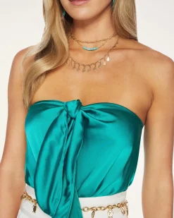 Ramy Brook Harriet Silk Halter Tank Top Fashion