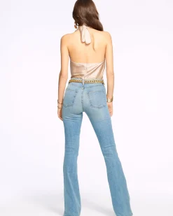 Ramy Brook Helena High-Rise Flare Jean Fashion