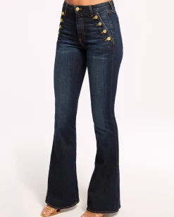 Ramy Brook Helena High-Rise Flare Jean Fashion