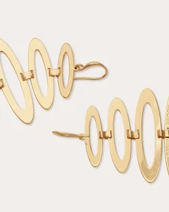 Ramy Brook Jazmine Oval Earrings Gold Best