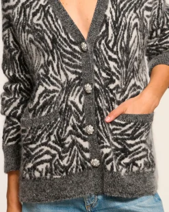 Ramy Brook Jelena V-Neck Cardigan Sweater Outlet