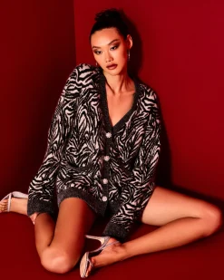 Ramy Brook Jelena V-Neck Cardigan Sweater Outlet