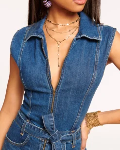 Ramy Brook Jemma Denim Jumpsuit Clearance