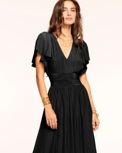 Ramy Brook Joanie Short Sleeve Maxi Dress Hot
