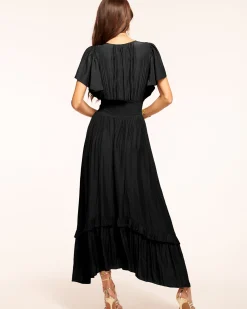 Ramy Brook Joanie Short Sleeve Maxi Dress Hot