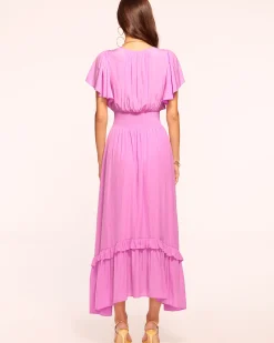 Ramy Brook Joanie Short Sleeve Maxi Dress Hot