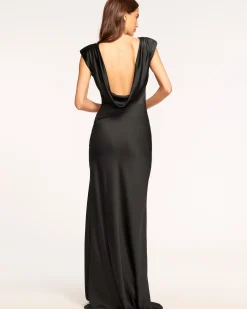 Ramy Brook Joanna Cowl Back Gown Online