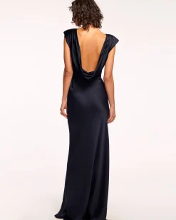 Ramy Brook Joanna Cowl Back Gown Online