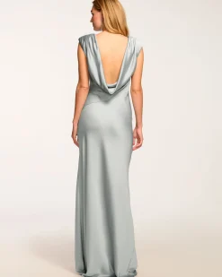Ramy Brook Joanna Cowl Back Gown Online