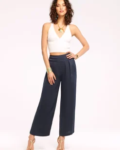 Ramy Brook Joss Cropped Wide Leg Pant Online