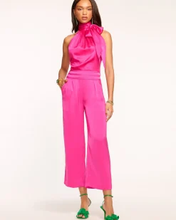 Ramy Brook Joss Cropped Wide Leg Pant Online