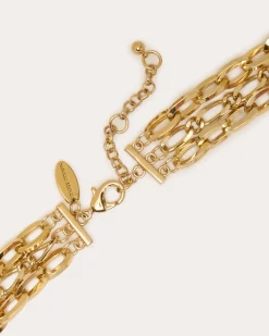 Ramy Brook Kahleah Layered Charm Necklace Gold Hot