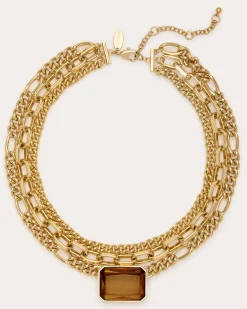 Ramy Brook Karissa Layered Choker Necklace Gold Fashion