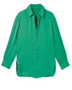 Ramy Brook Kolby Oversized Button Down Blouse Outlet
