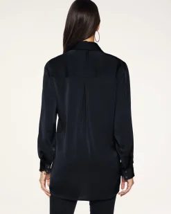 Ramy Brook Kolby Oversized Button Down Blouse Outlet