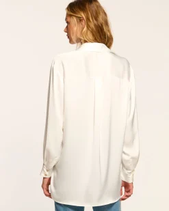 Ramy Brook Kolby Oversized Button Down Blouse Outlet