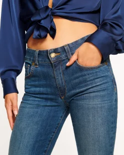 Ramy Brook Kyle Low Rise Flare Jean Mediumwash New