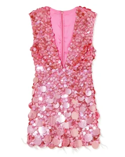 Ramy Brook Lacey Sequin Mini Dress Silverpaillette Best