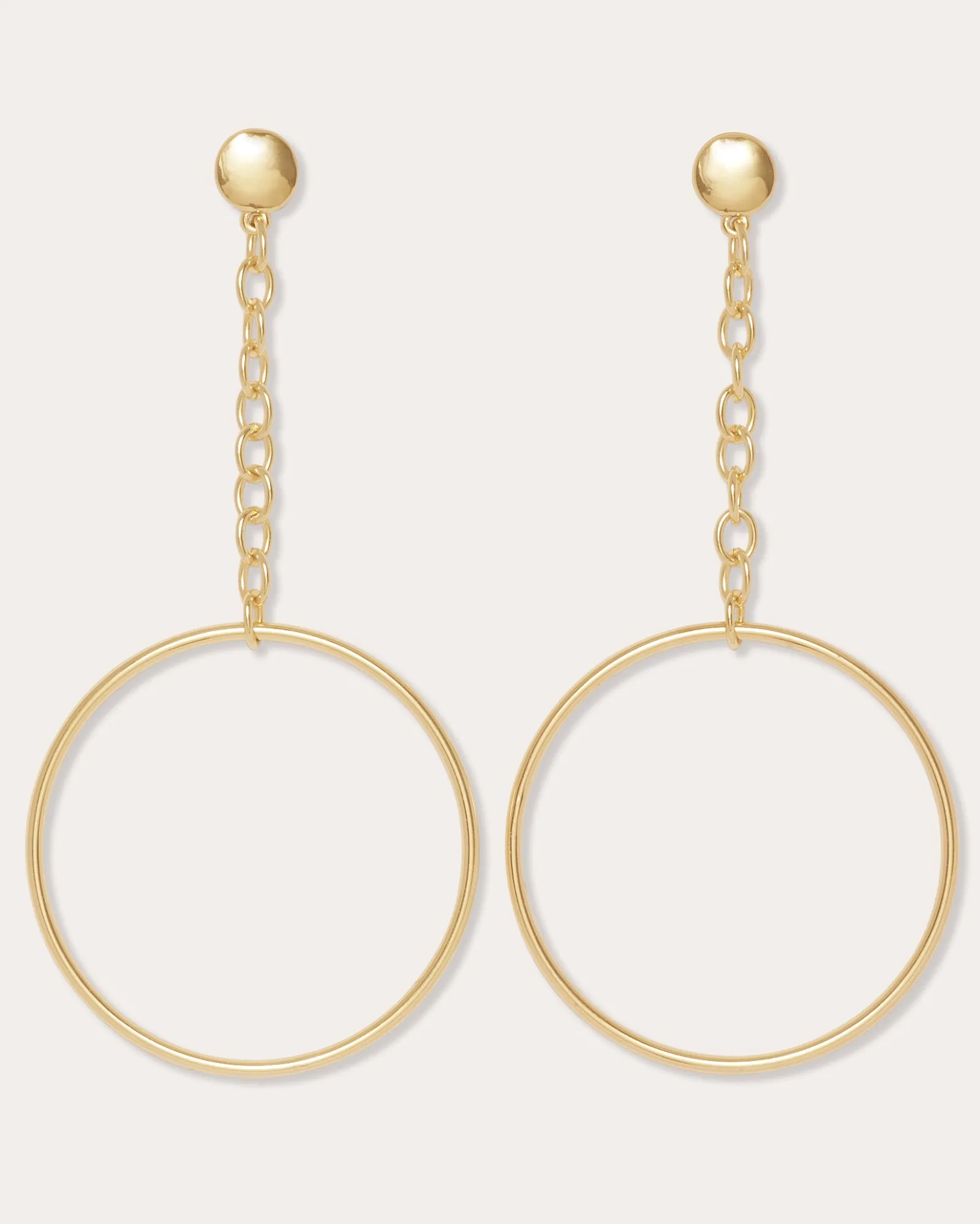 Ramy Brook Lea Teardrop Hoop Earrings Gold Discount