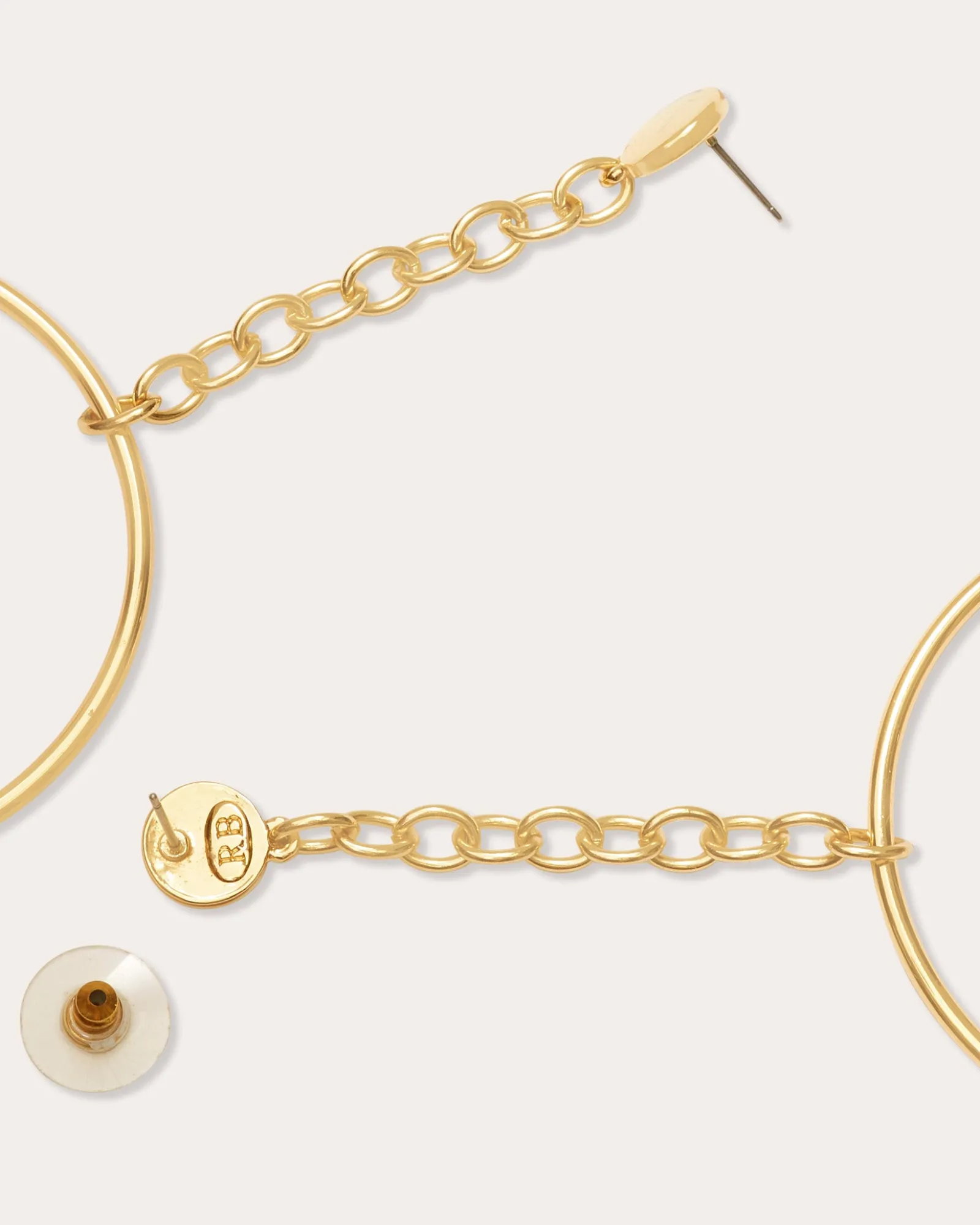 Ramy Brook Lea Teardrop Hoop Earrings Gold Discount