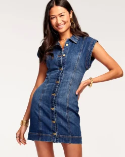Ramy Brook Lolita Denim Mini Dress Hot