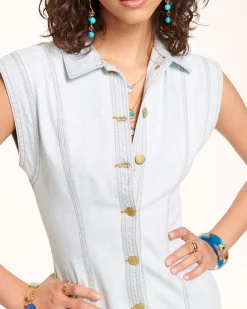 Ramy Brook Lolita Denim Mini Dress Hot
