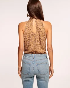 Ramy Brook Lori Silk High Neck Tank Top Online
