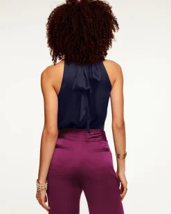 Ramy Brook Lori Silk High Neck Tank Top Online