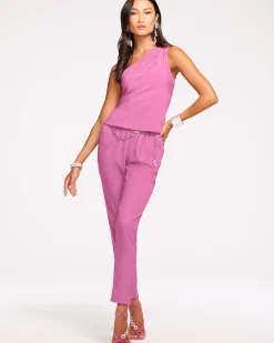 Ramy Brook Lulu One Shoulder Jumpsuit Navy Best