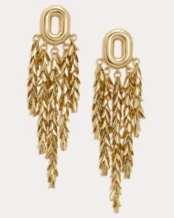 Ramy Brook Lysianne Statement Earrings Gold Online
