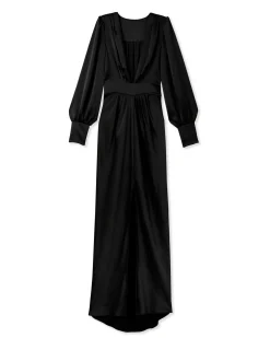 Ramy Brook Madelane Plunging Maxi Dress Black Best