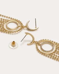 Ramy Brook Mallorie Drop Earrings Gold Hot