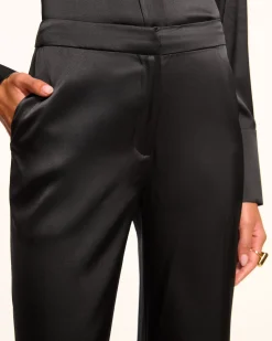 Ramy Brook Marvia Stretch Silk Pant Clearance