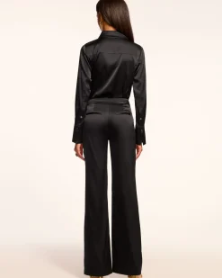 Ramy Brook Marvia Stretch Silk Pant Clearance
