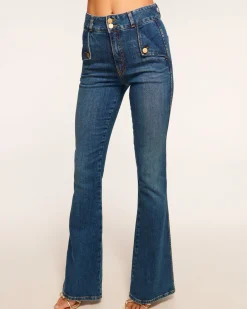 Ramy Brook Mase High-Rise Flare Jean Mediumwash Discount