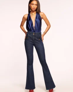 Ramy Brook Mase High-Rise Flare Jean Mediumwash Discount