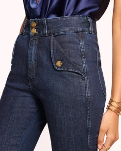 Ramy Brook Mase High-Rise Flare Jean Mediumwash Discount