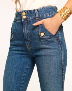 Ramy Brook Mase High-Rise Flare Jean Mediumwash Discount