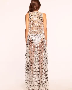 Ramy Brook Michaela Paillette Coverup Dress Silverpaillette Online