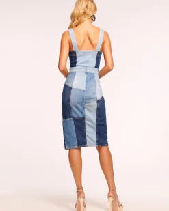 Ramy Brook Monica Denim Midi Dress Discount