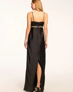 Ramy Brook Mosby Embellished Empire Waist Gown Clearance
