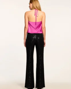 Ramy Brook Olivian Beaded Flare Pant New